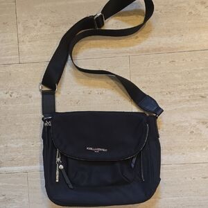 Karl Lagerfeld Paris Black Crossbody Bag